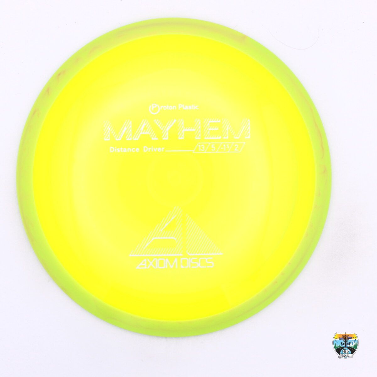 Axiom Proton Mayhem, Manufacturer Weight Range: 170-175 Grams, Color: Yellow/Yellow, Serial Number: 0288-0105