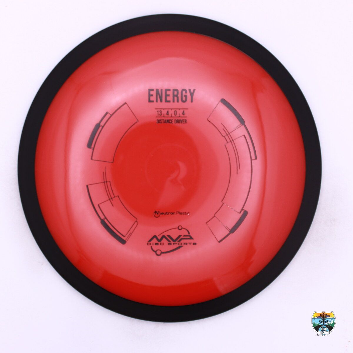 MVP Neutron Energy, Manufacturer Weight Range: 170-175 Grams, Color: Red/Black, Serial Number: 0348-0141