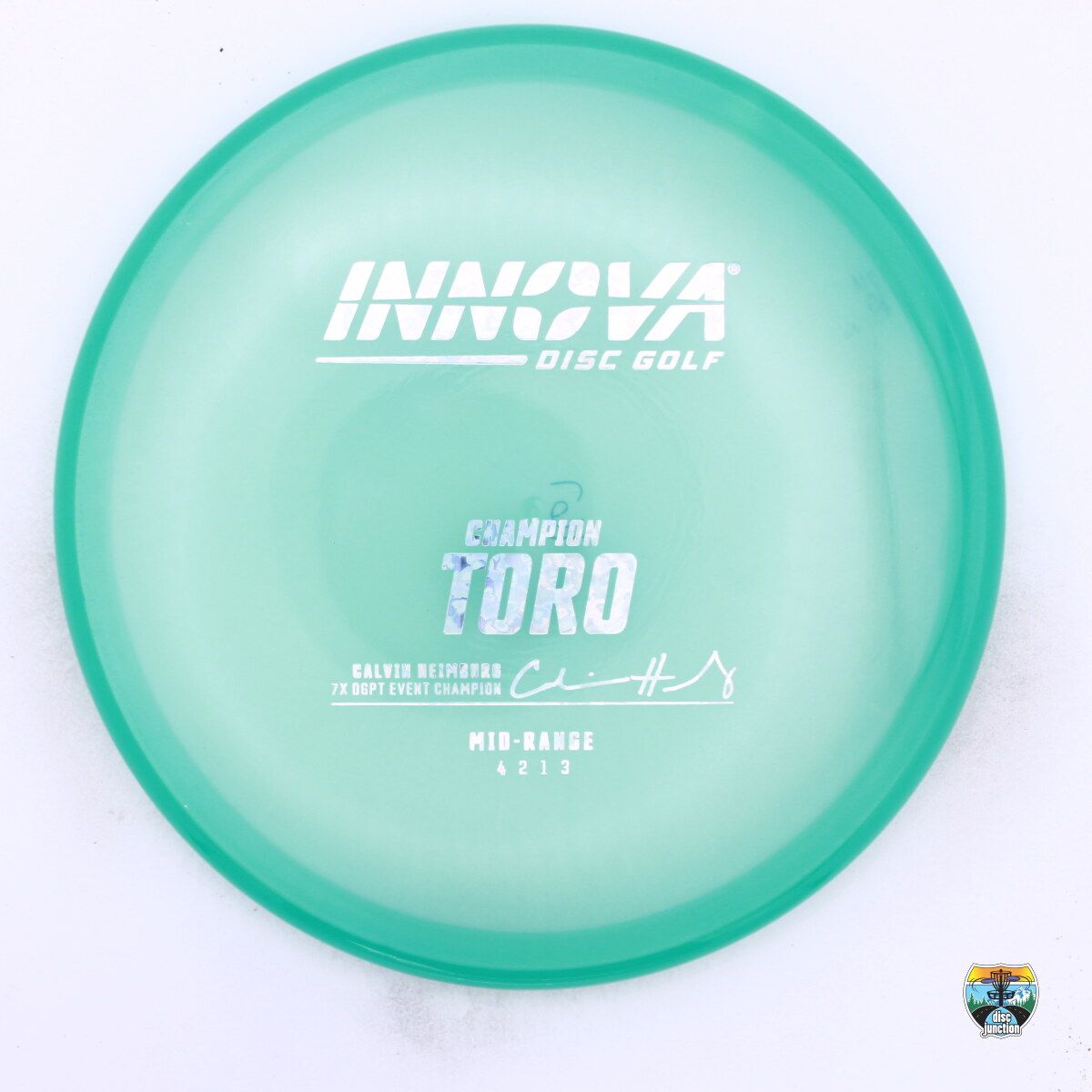 Innova Champion Toro Signature Series Calvin Heimburg, Manufacturer Weight Range: 165-169 Grams, Color: Blue, Serial Number: 0389-0104