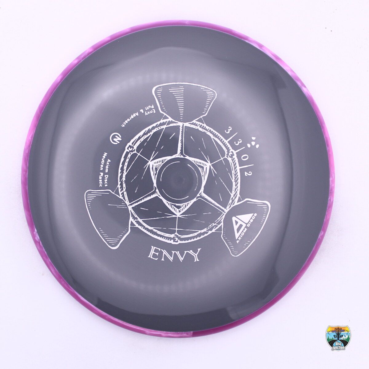 Axiom Neutron Envy, Manufacturer Weight Range: 170-175 Grams, Color: Grey/Pink, Serial Number: 0252-0110