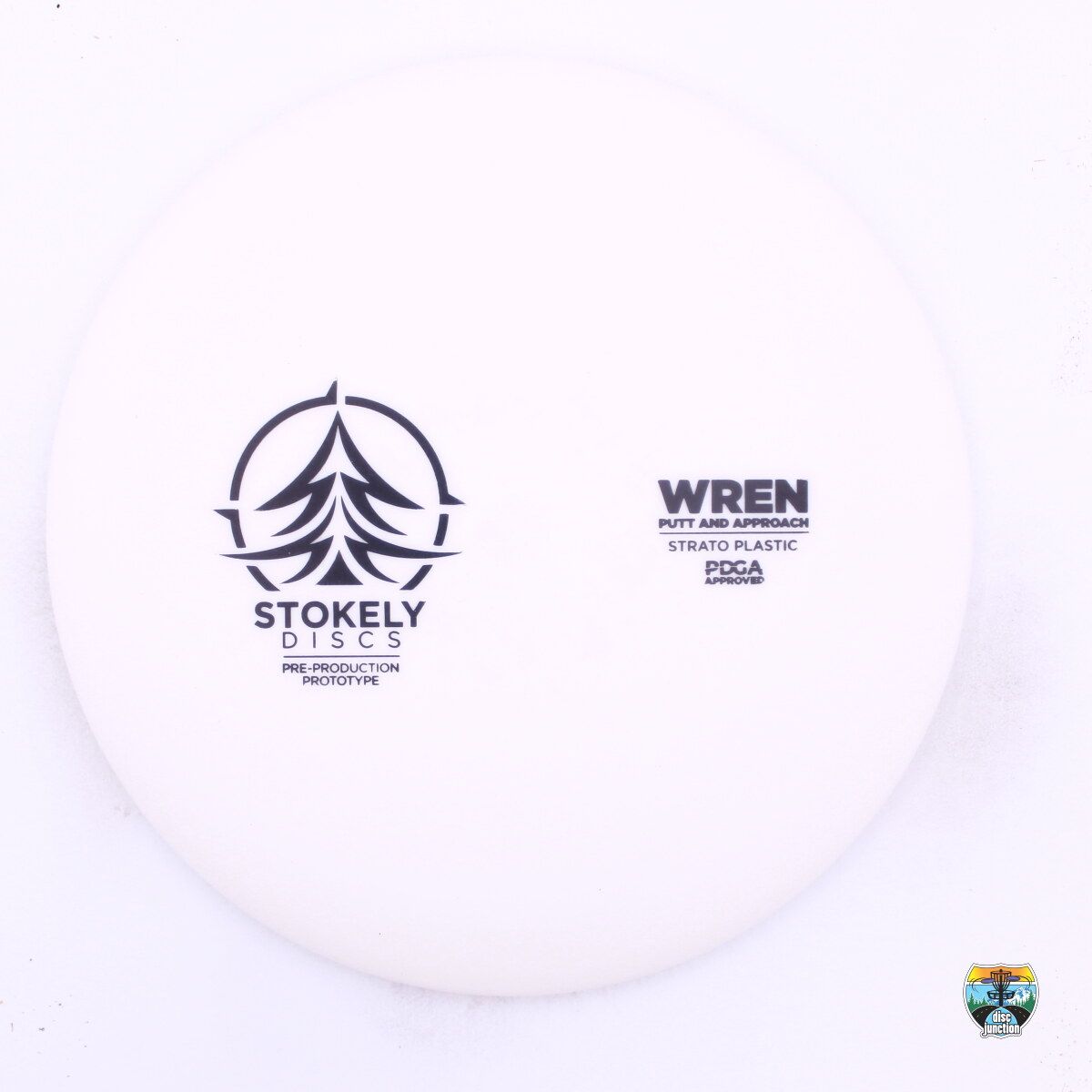 Stokely Discs - Strato Wren Prototype, Manufacturer Weight Range: 173-175 Grams, Color: White, Serial Number: 0382-0059