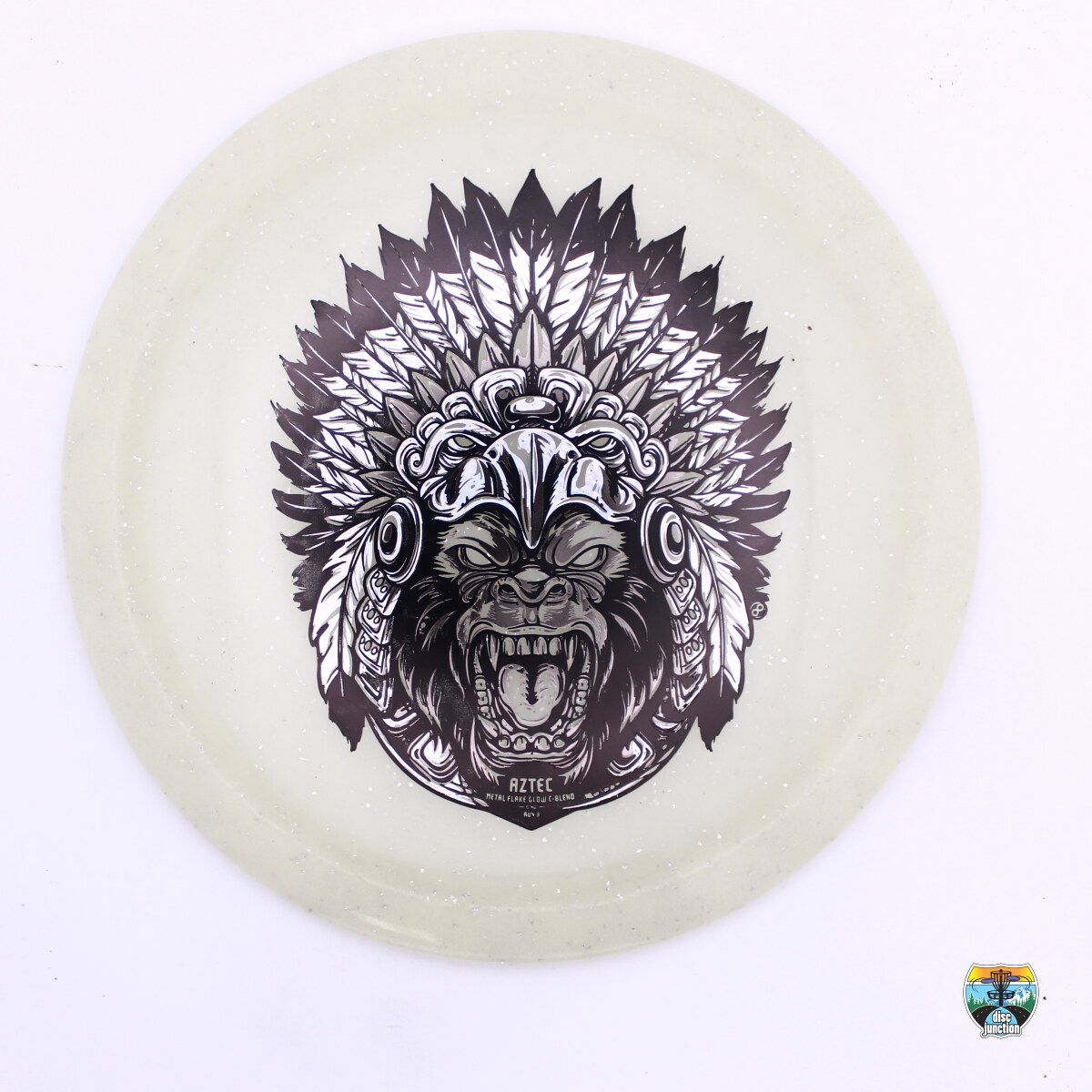 Infinite Discs Metal Flake C-Blend Glow Aztec, Manufacturer Weight Range: 170-172 Grams, Color: Glow, Serial Number: 0412-0050