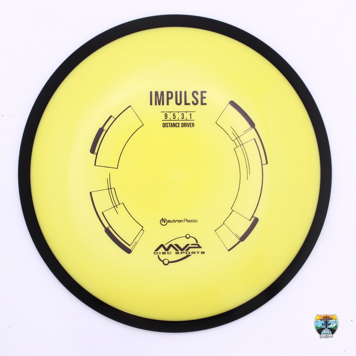 MVP Neutron Impulse, Manufacturer Weight Range: 165-169 Grams, Color: Yellow/Black, Serial Number: 0401-0417