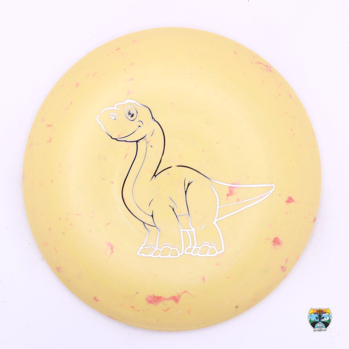 Dino Discs Egg Shell Brachiosaurus, Manufacturer Weight Range: 150- Grams, Color: Yellow, Serial Number: 0249-0014