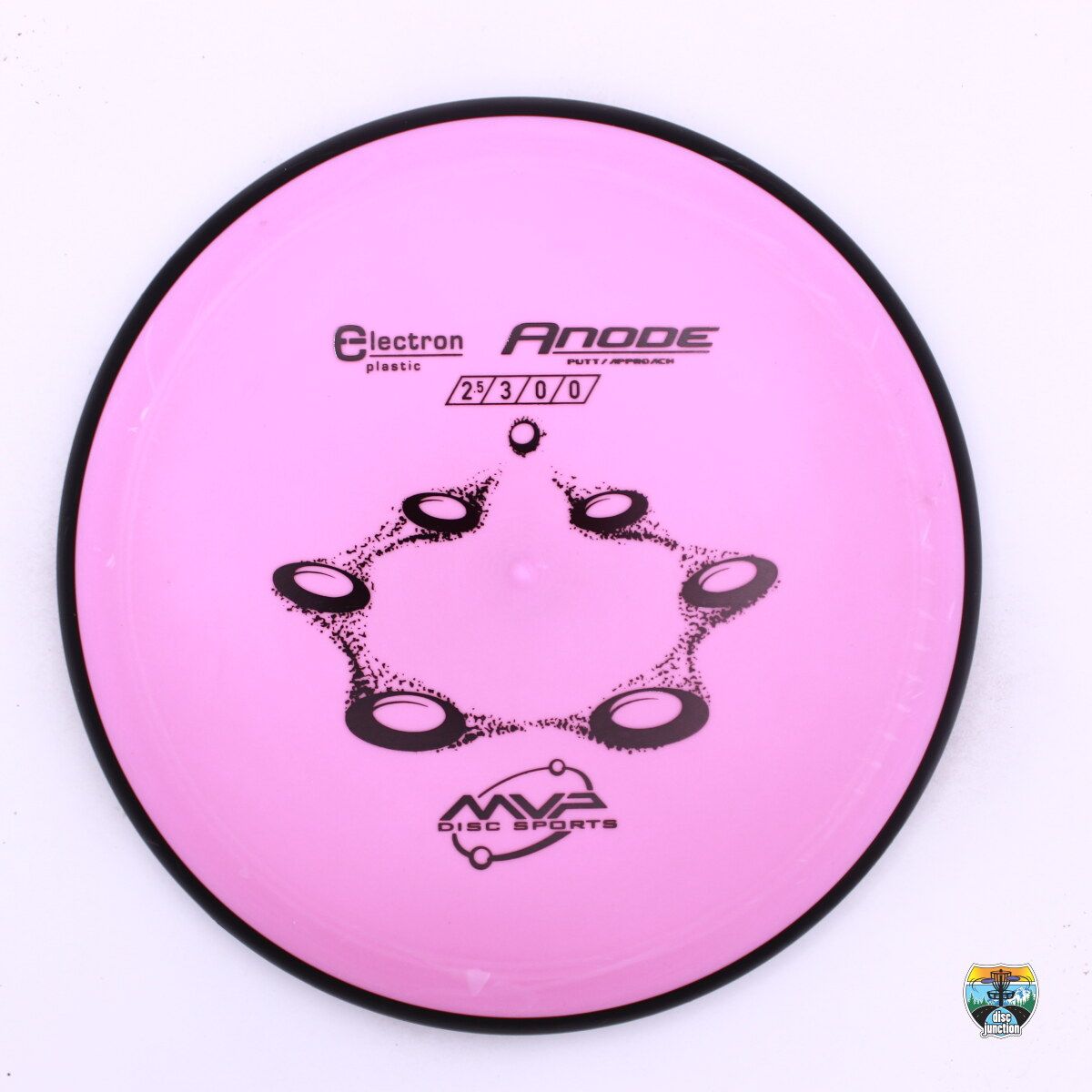 MVP Electron Anode, Manufacturer Weight Range: 170-175 Grams, Color: Pink/Black, Serial Number: 0252-0181