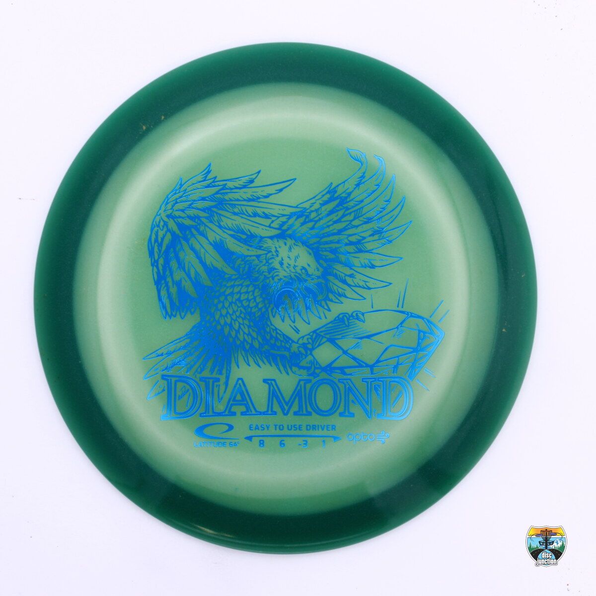 Latitude 64° Opto Air Diamond, Manufacturer Weight Range: 145-149 Grams, Color: Green, Serial Number: 0406-0037