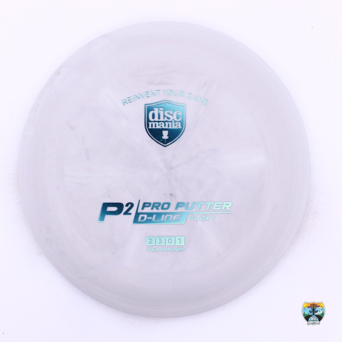 Discmania D-Line Flex 1 P2, Manufacturer Weight Range: 173+ Grams, Color: Grey, Serial Number: 0329-0001