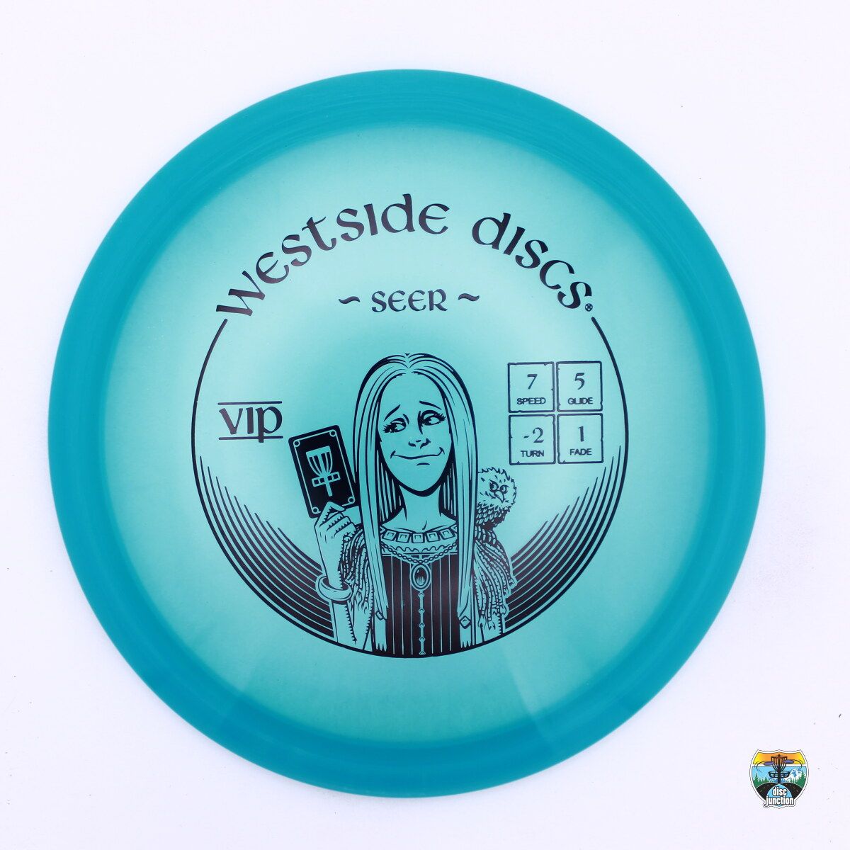 Westside Discs VIP Seer, Manufacturer Weight Range: 173-176 Grams, Color: Blue, Serial Number: 0000-0107
