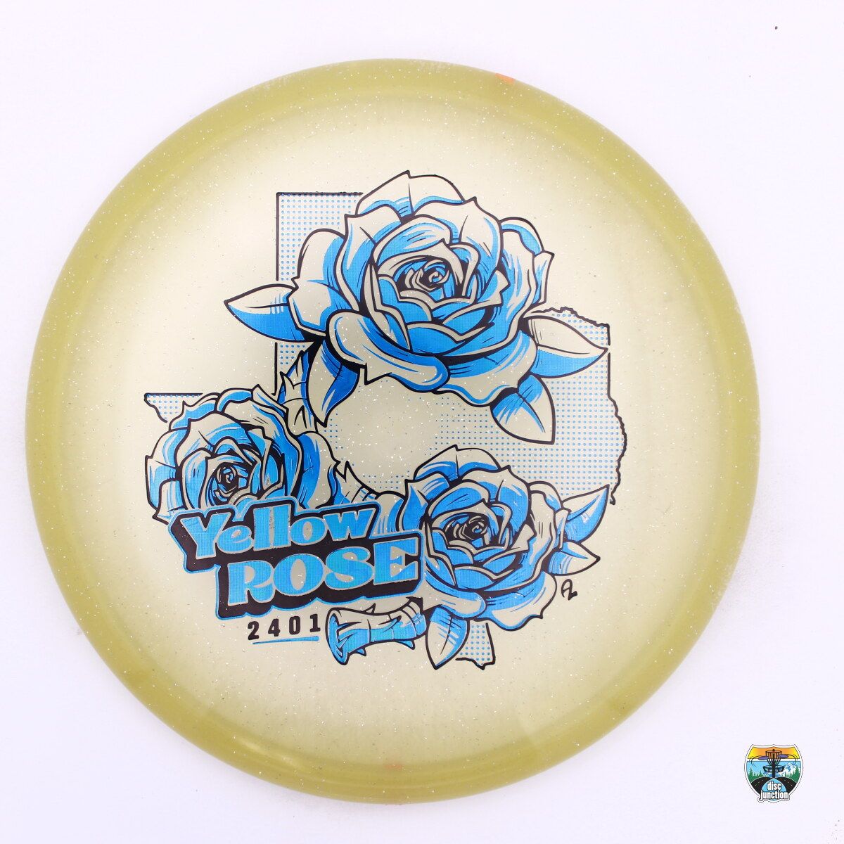 Lone Star Disc Founder&#39;s Yellow Rose, Manufacturer Weight Range: 173-176 Grams, Color: Yellow, Serial Number: 0234-0058