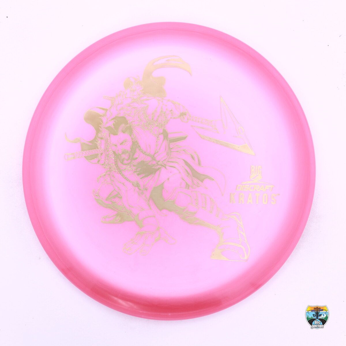 Discraft Big Z Kratos Paul McBeth, Manufacturer Weight Range: 173-174 Grams, Color: Pink, Serial Number: 0251-0001