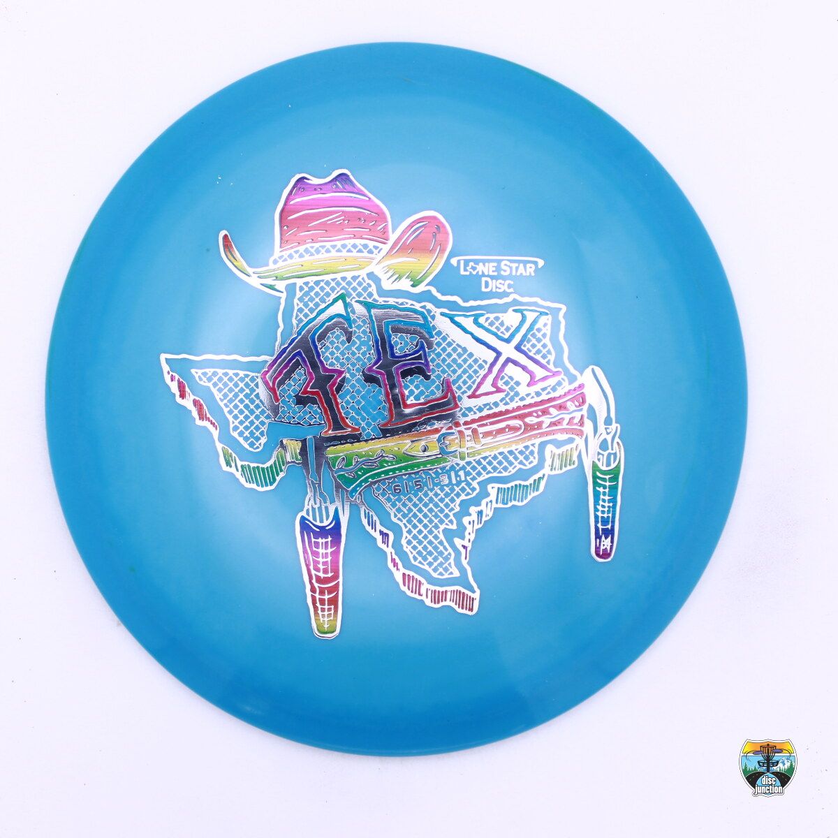 Lone Star Disc Lima Tex, Manufacturer Weight Range: 150-159 Grams, Color: Blue, Serial Number: 0244-0065