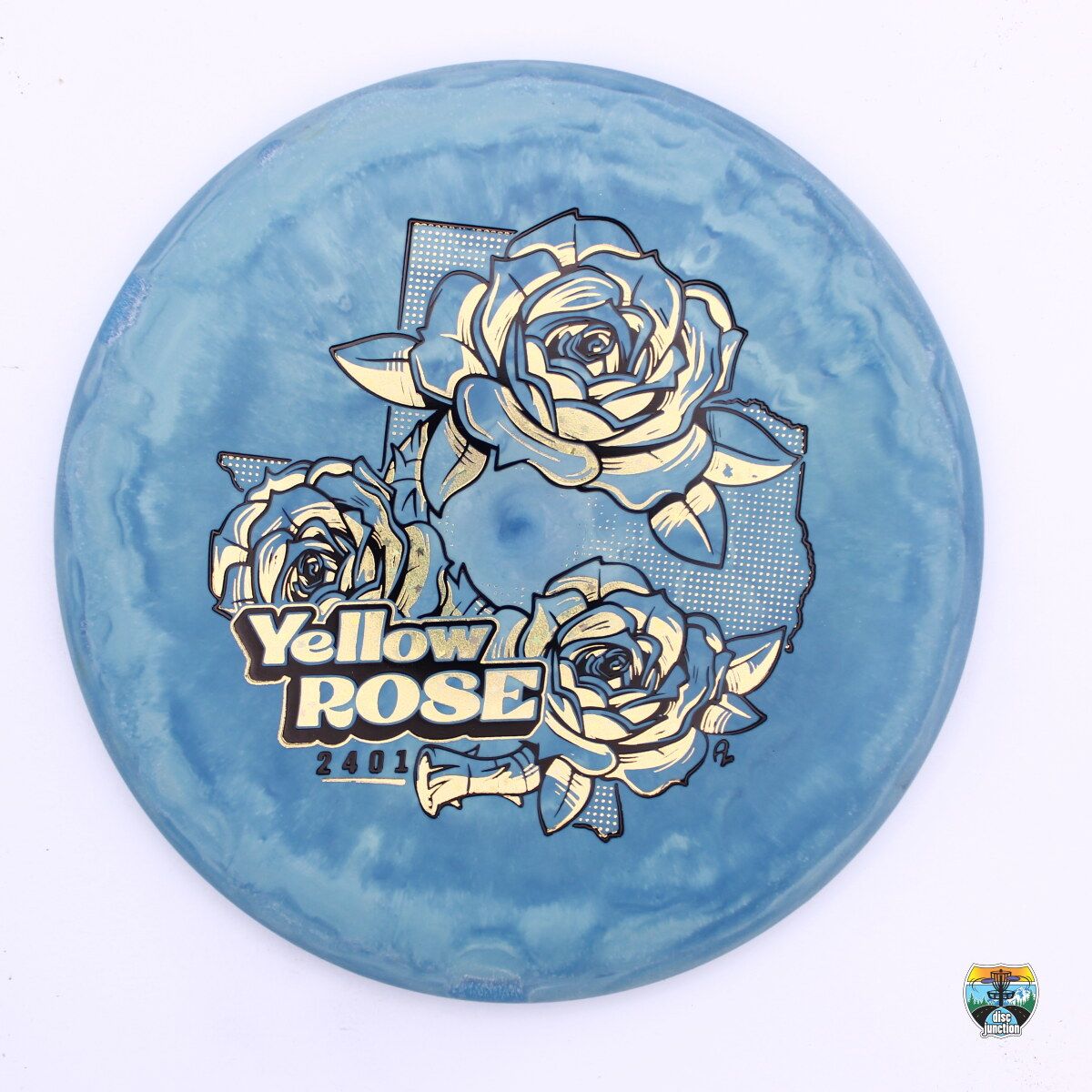 Lone Star Disc Delta 2 Yellow Rose, Manufacturer Weight Range: 173-176 Grams, Color: Blue, Serial Number: 0427-0013