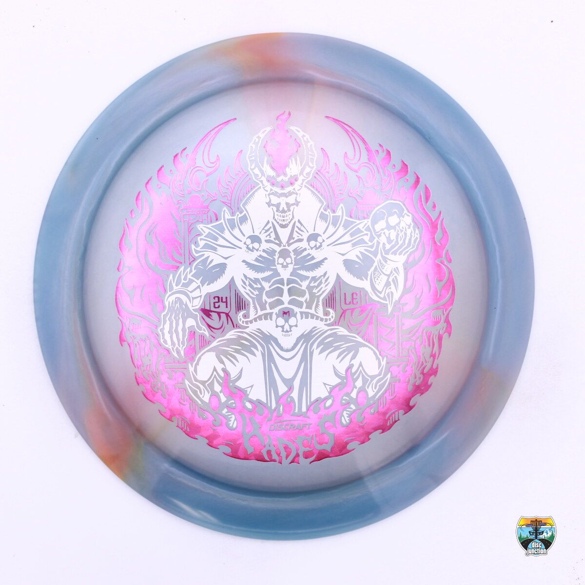 Discraft Z Swirl Hades Ledgestone Edition 2024 Season 3 Paul McBeth, Manufacturer Weight Range: 173-174 Grams, Color: Blue, Serial Number: 0237-0081