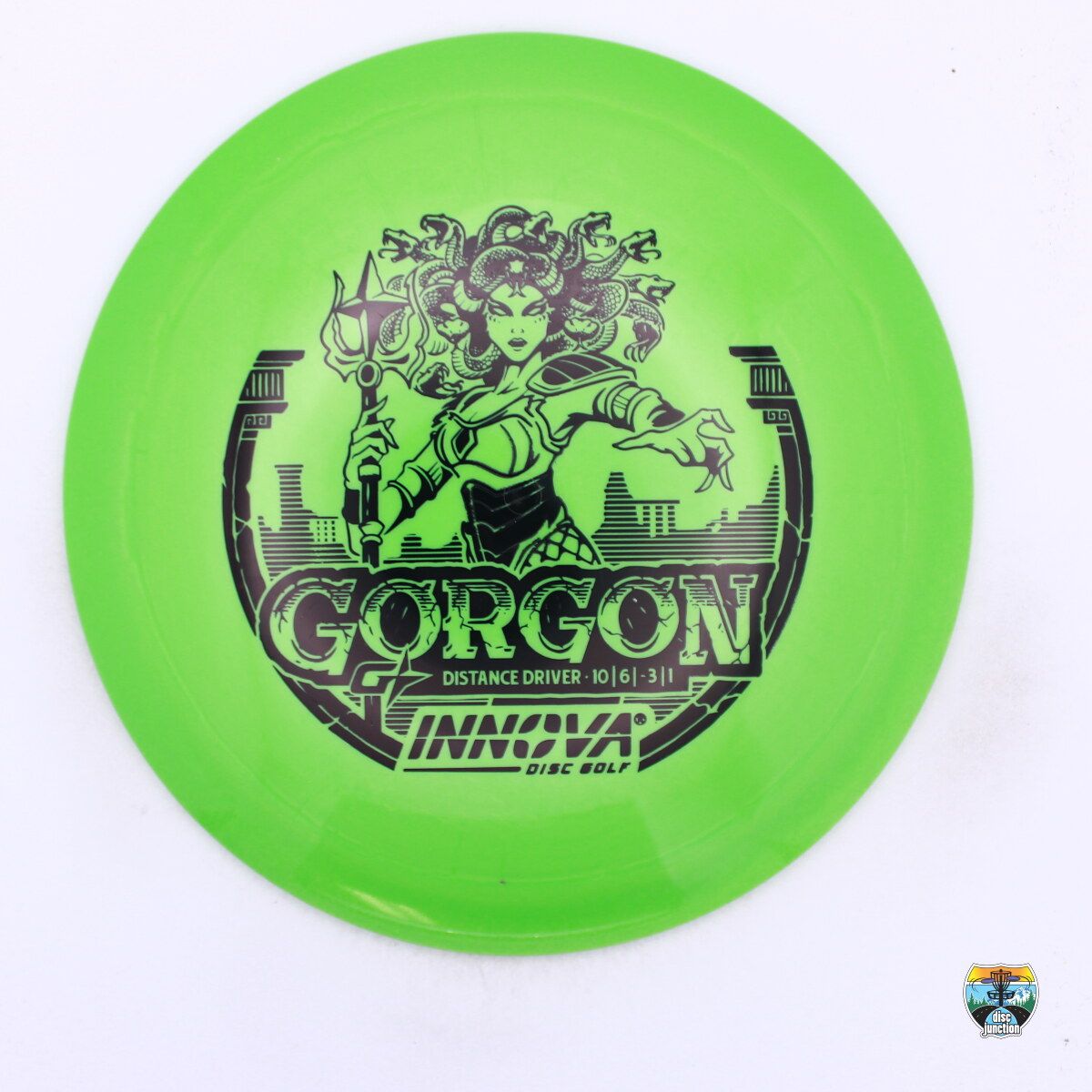 Innova GStar Gorgon, Manufacturer Weight Range: 173-175 Grams, Color: Green, Serial Number: 0294-0051