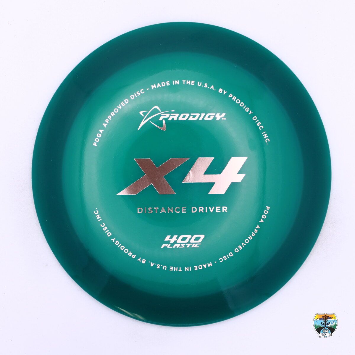 Prodigy 400 X4, Manufacturer Weight Range: 165-169 Grams, Color: Green, Serial Number: 0000-0187