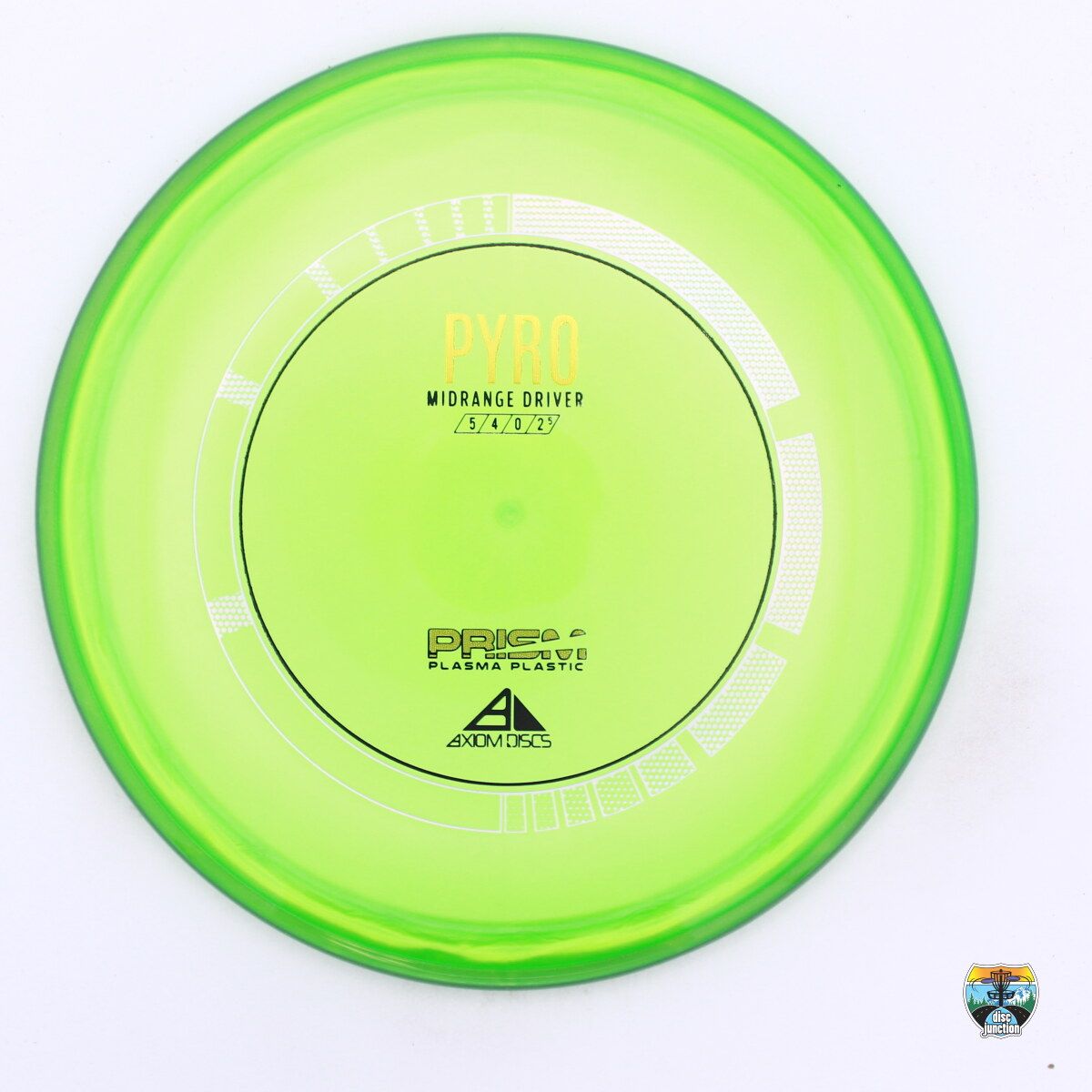 Axiom Prism Plasma Pyro, Manufacturer Weight Range: 170-175 Grams, Color: Green/Blue, Serial Number: 0288-0087