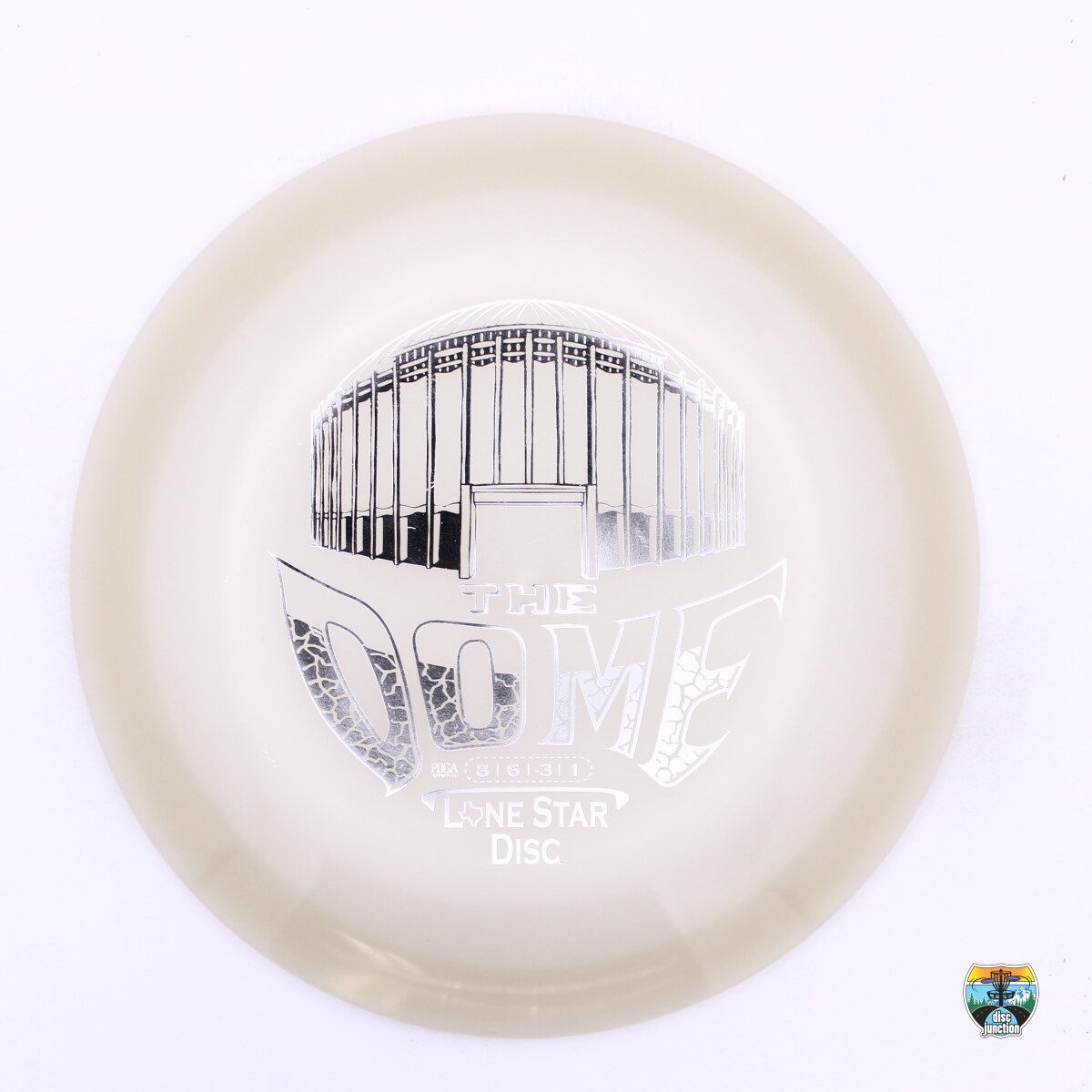 Lone Star Disc Alpha Glow The Dome, Manufacturer Weight Range: 173-176 Grams, Color: Glow, Serial Number: 0236-0007