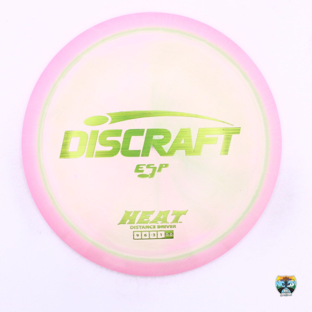 Discraft ESP Heat, Manufacturer Weight Range: 173-174 Grams, Color: Pink/Green, Serial Number: 0293-0036
