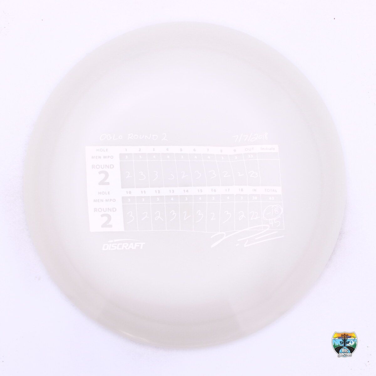 Discraft UV Glo Anax Paul McBeth 2024 DGLO, Manufacturer Weight Range: 173-174 Grams, Color: Glow, Serial Number: 0307-0006