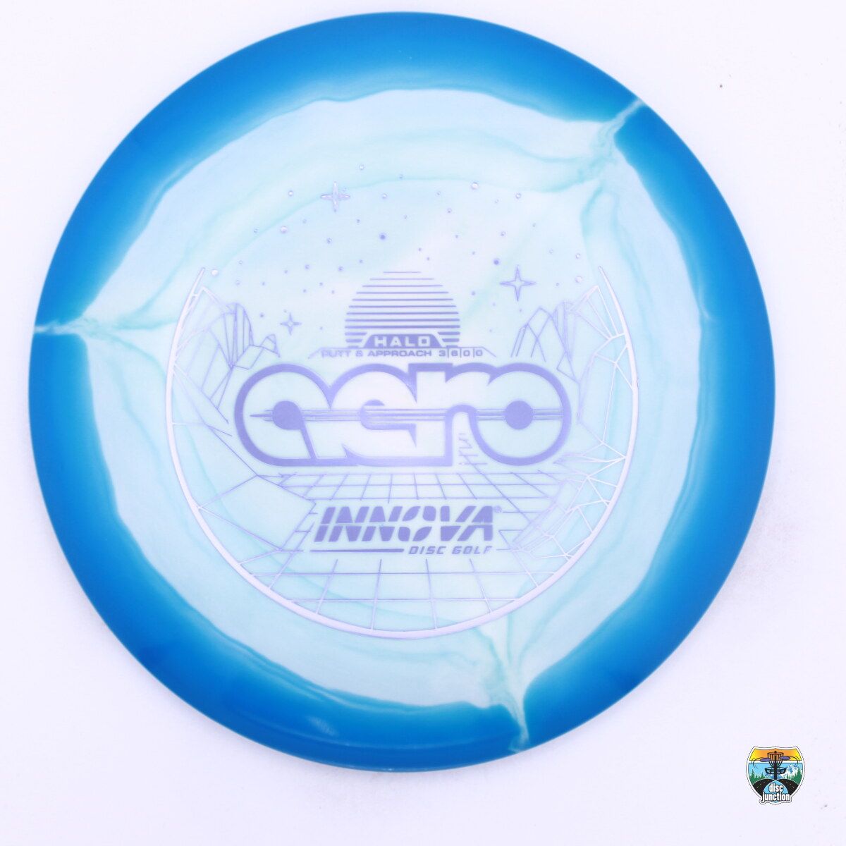 Innova Halo Star Aero, Manufacturer Weight Range: 178-180 Grams, Color: White/Blue, Serial Number: 0294-0059
