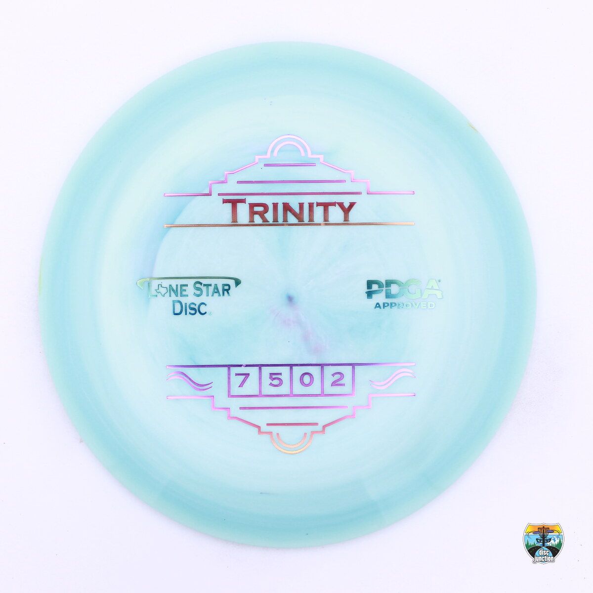Lone Star Disc Alpha Trinity, Manufacturer Weight Range: 173-176 Grams, Color: Blue, Serial Number: 0244-0033
