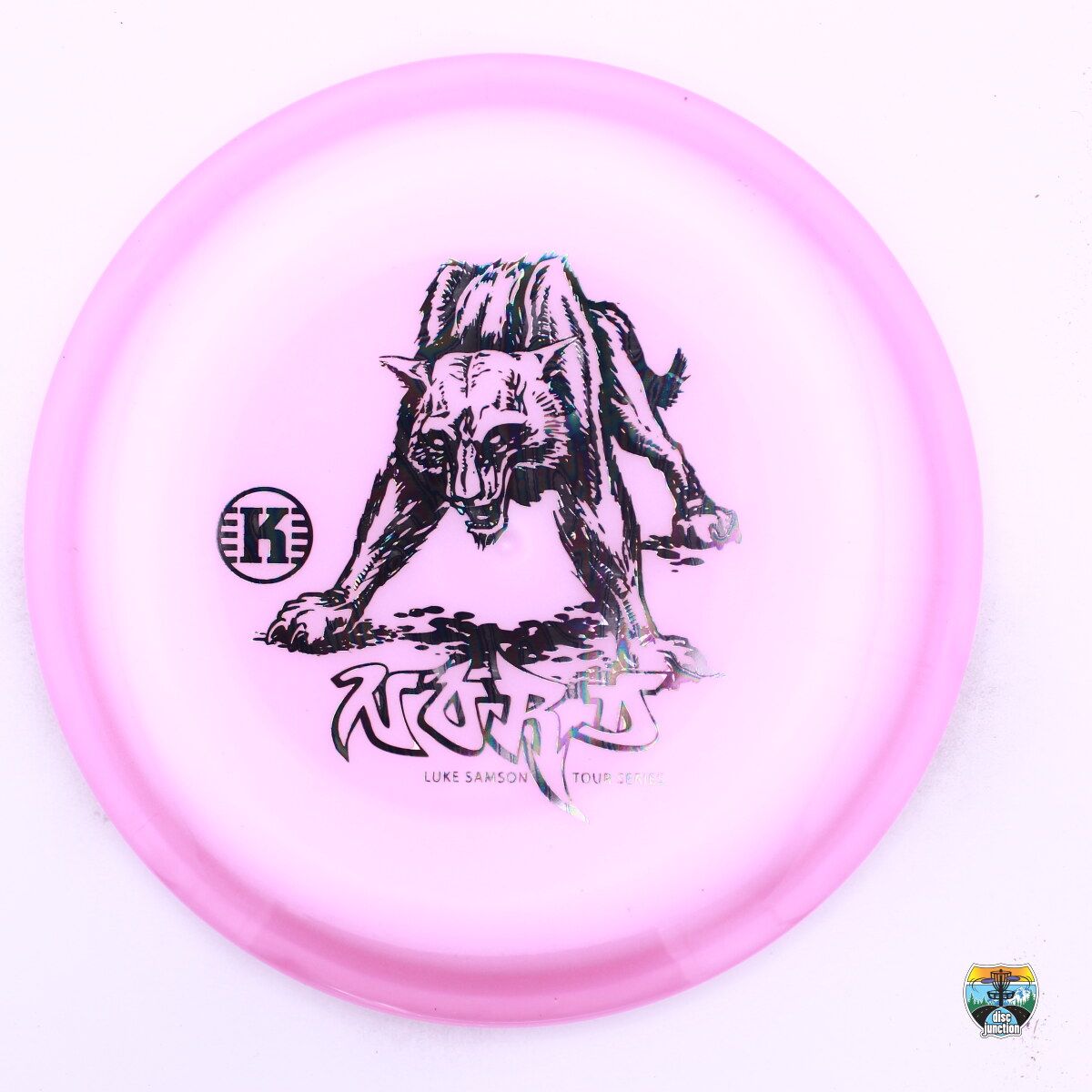 Kastaplast K1 Line Nord 2024 Tour Series Luke Samson, Manufacturer Weight Range: 177+ Grams, Color: Pink, Serial Number: 0324-0016