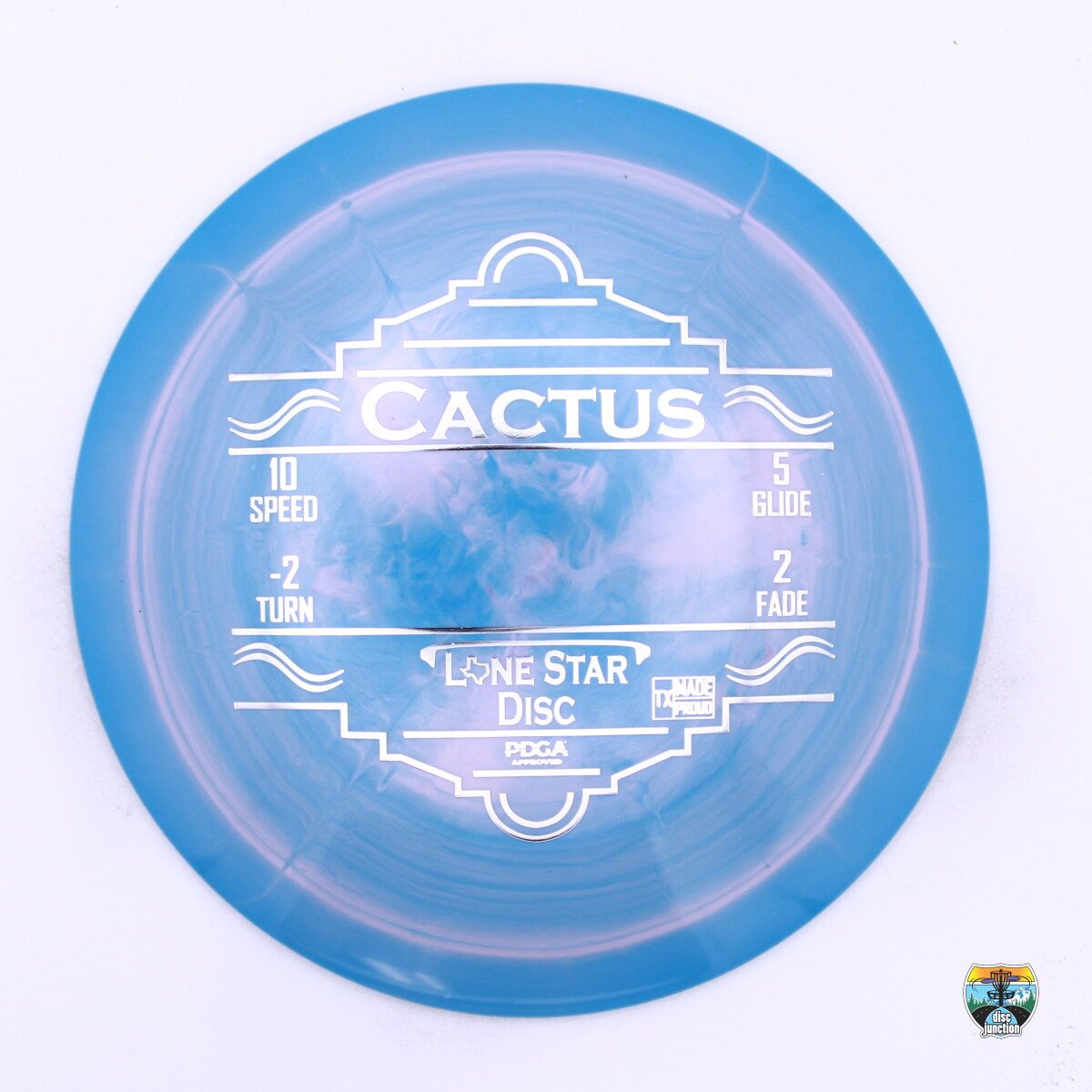 Lone Star Disc Alpha Cactus, Manufacturer Weight Range: 160-169 Grams, Color: Blue, Serial Number: 0334-0003
