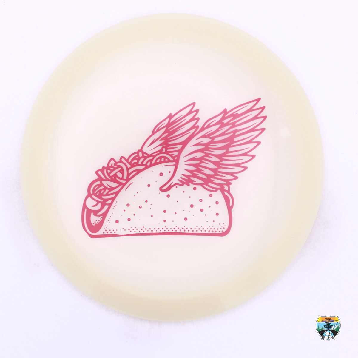 Mint Discs Nocturnal Phoenix Flying Taco Icon, Manufacturer Weight Range: 172-175 Grams, Color: Glow, Serial Number: 0317-0018