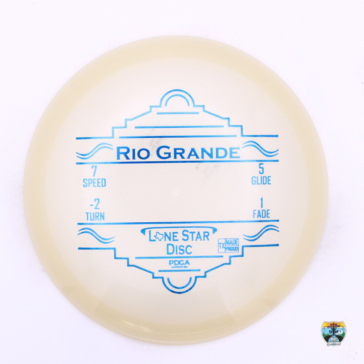 Lone Star Disc Bravo Glow Rio Grande, Manufacturer Weight Range: 170+ Grams, Color: Glow, Serial Number: 0334-0027