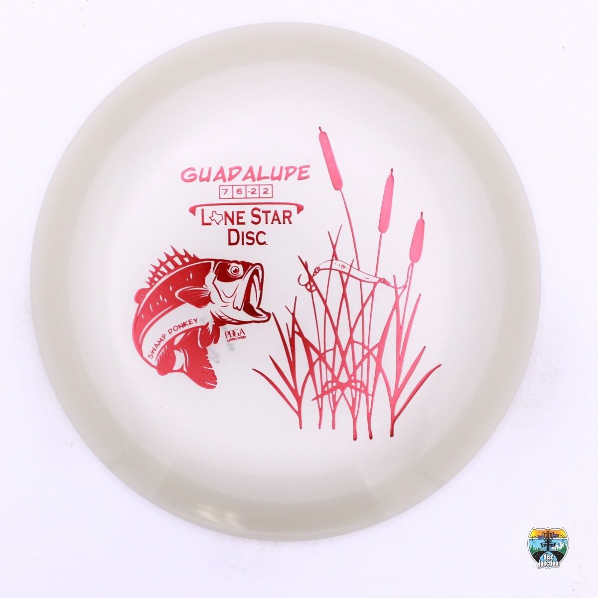 Lone Star Disc Alpha Glow Guadalupe, Manufacturer Weight Range: 170+ Grams, Color: Glow, Serial Number: 0334-0009