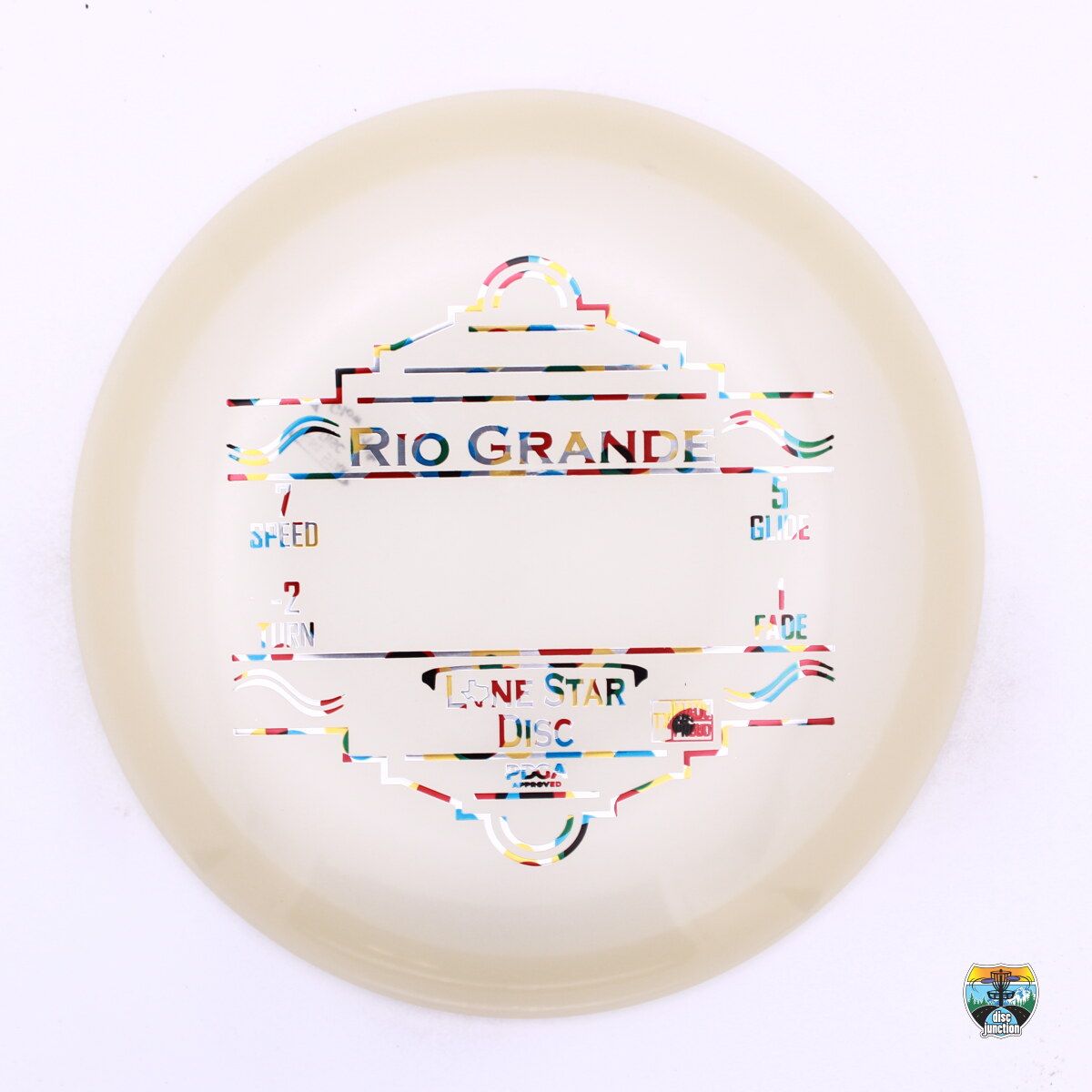 Lone Star Disc Alpha Glow Rio Grande, Manufacturer Weight Range: 170+ Grams, Color: Glow, Serial Number: 0334-0015
