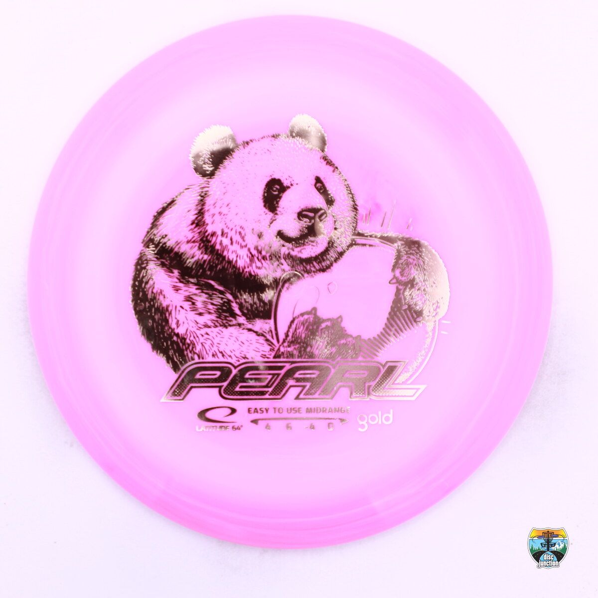 Latitude 64° Gold Pearl, Manufacturer Weight Range: 155-159 Grams, Color: Pink, Serial Number: 0361-0007