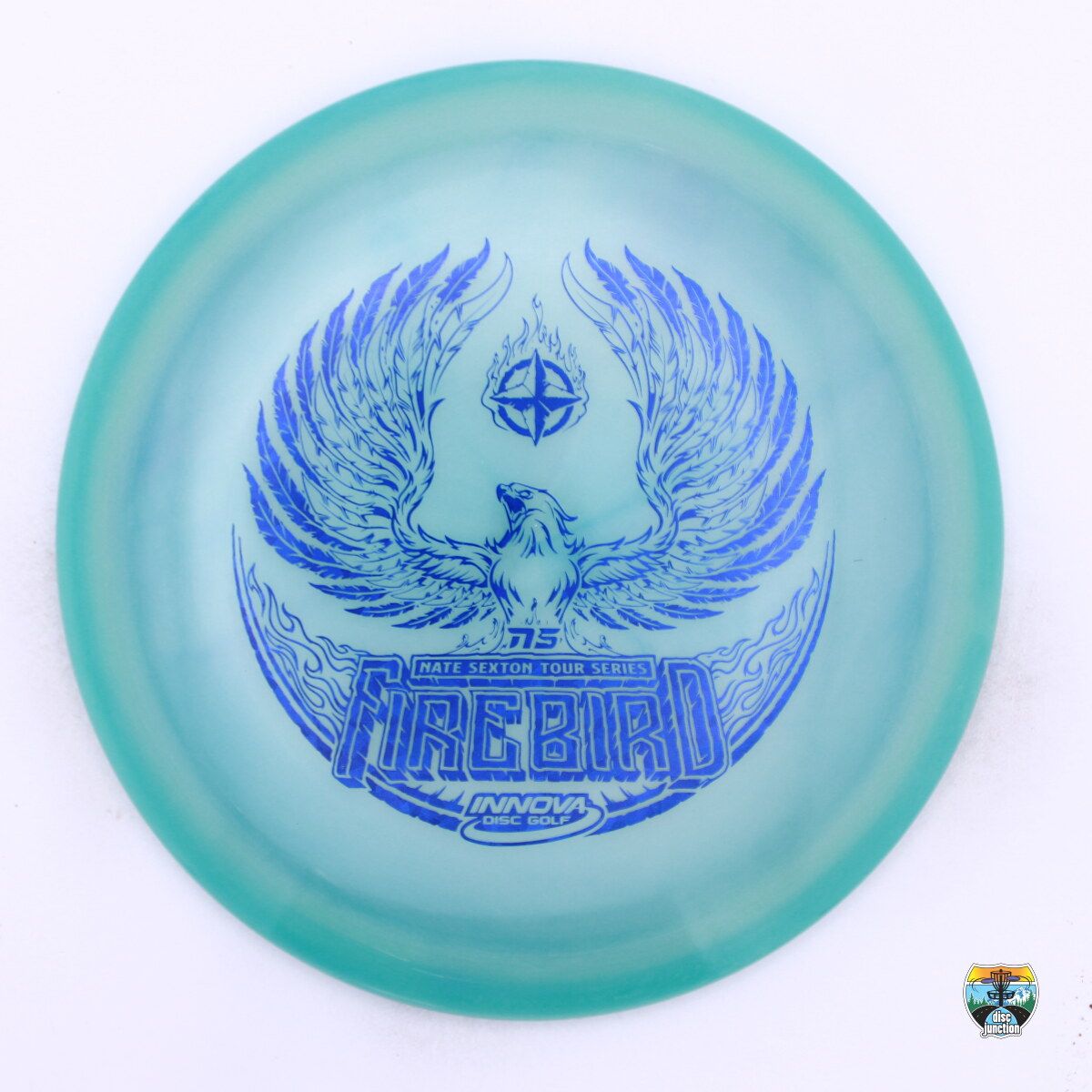 Innova Champion Glow Firebird 2021 Tour Series Nate Sexton, Manufacturer Weight Range: 173-175 Grams, Color: Blue, Serial Number: 0000-0248