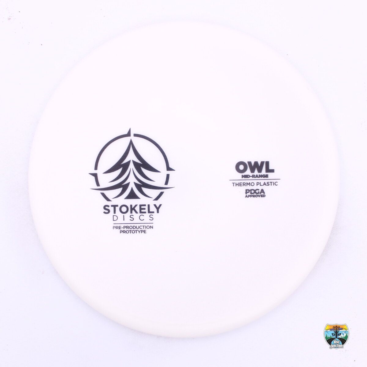 Stokely Discs - Thermo Owl Prototype, Manufacturer Weight Range: 173-175 Grams, Color: White, Serial Number: 0271-0028