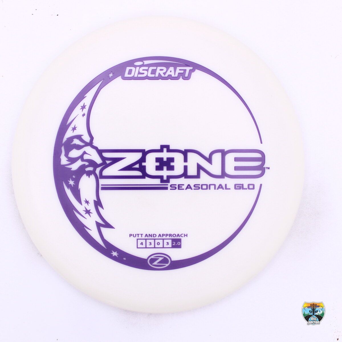 Discraft Glo Z Zone Seasonal Glo 2024, Manufacturer Weight Range: 173-174 Grams, Color: Glow, Serial Number: 0385-0096