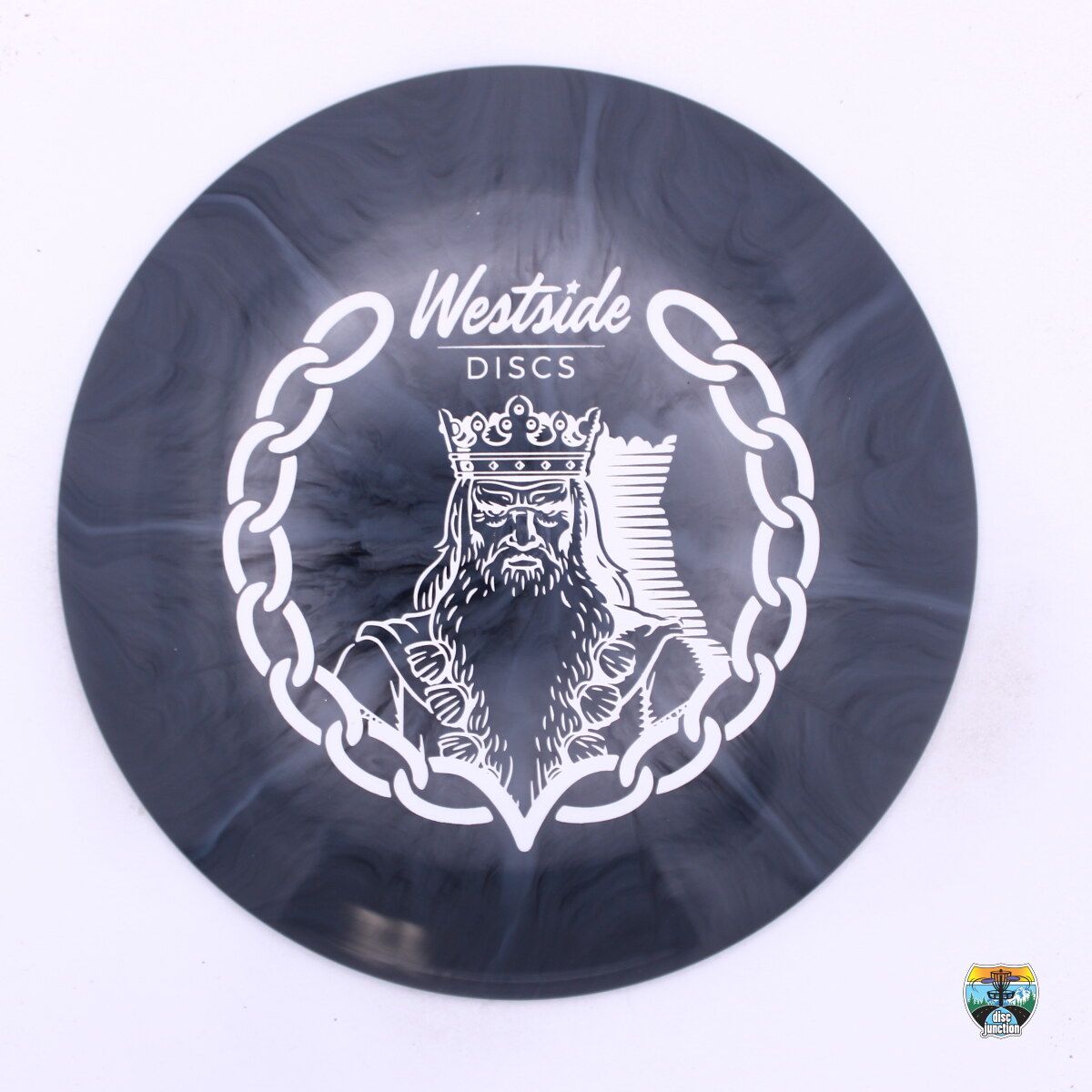 Westside Discs Tournament Burst King, Manufacturer Weight Range: 173-176 Grams, Color: Grey, Serial Number: 0000-0196