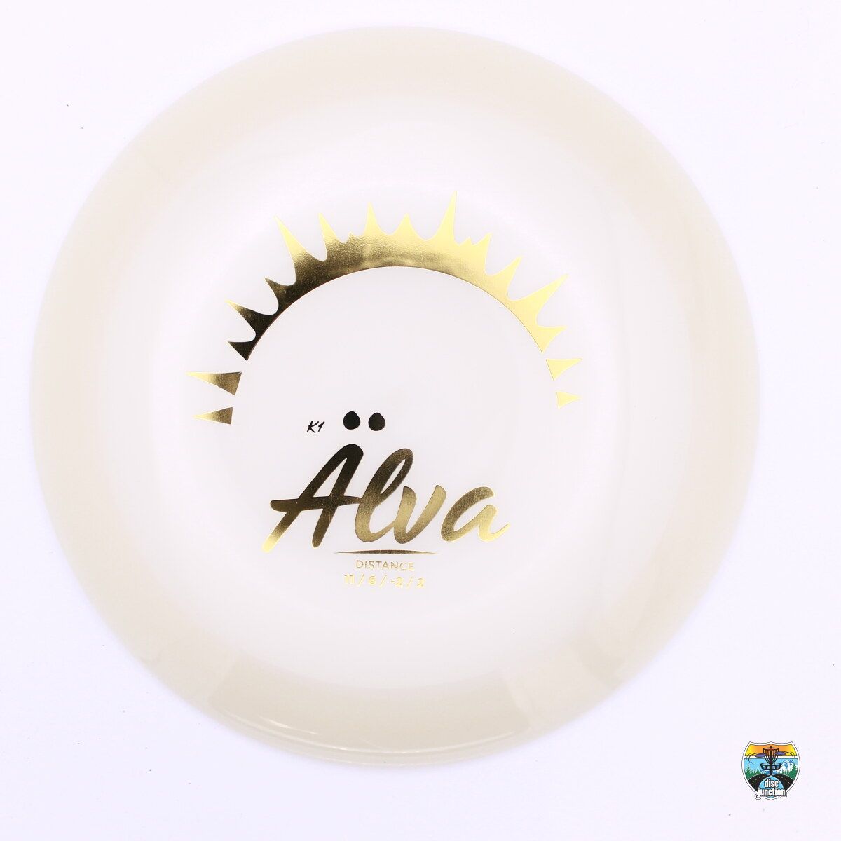 Kastaplast K1 Glow Älva, Manufacturer Weight Range: 173+  Grams, Color: Glow, Serial Number: 0393-0007