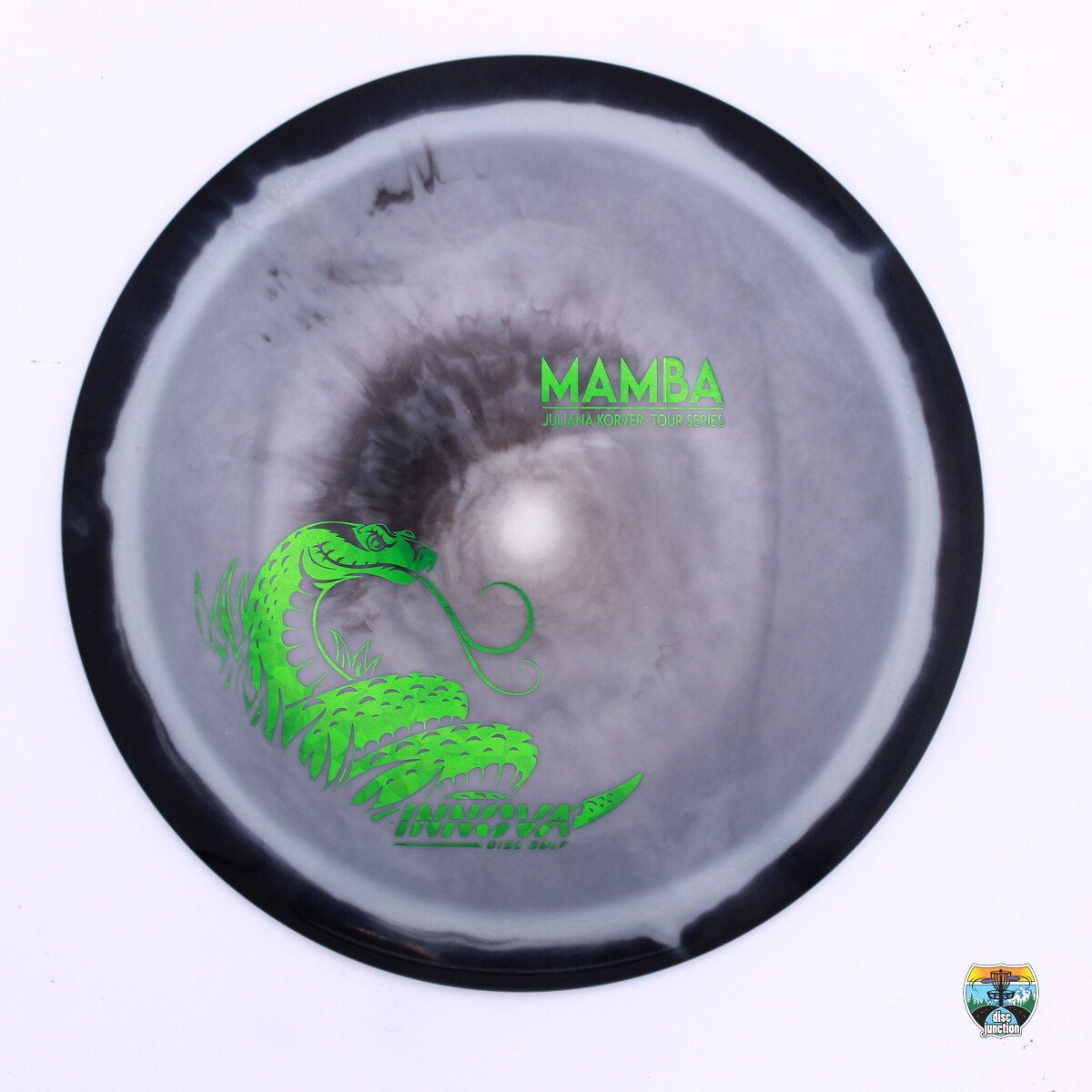 Innova Halo Star Proto Glow Mamba 2025 Tour Series Juliana Korver, Manufacturer Weight Range: 165-169 Grams, Color: Grey/Black, Serial Number: 0402-0052