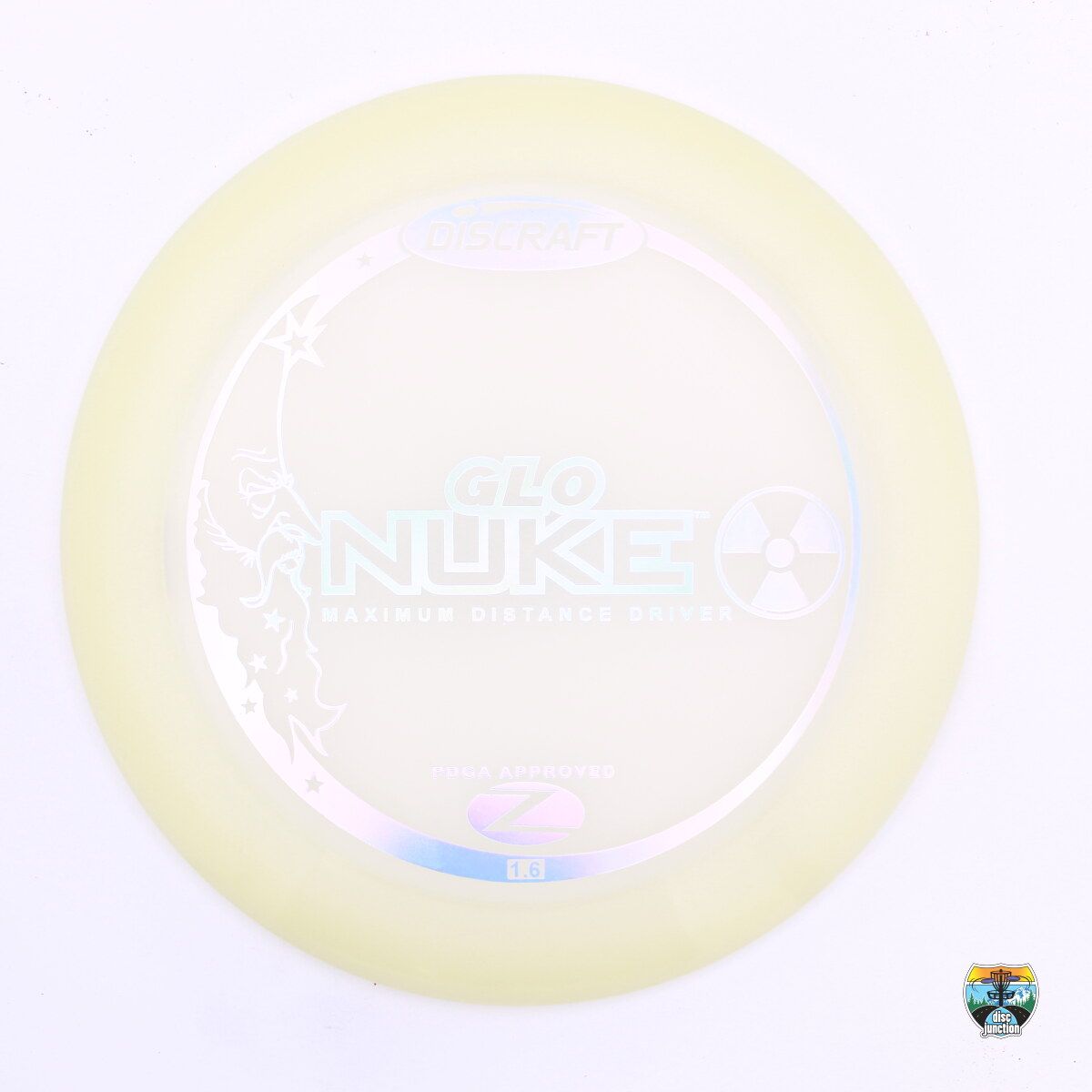 Discraft Glo Z Nuke Seasonal Glo, Manufacturer Weight Range: 173-174 Grams, Color: Glow, Serial Number: 0000-0274
