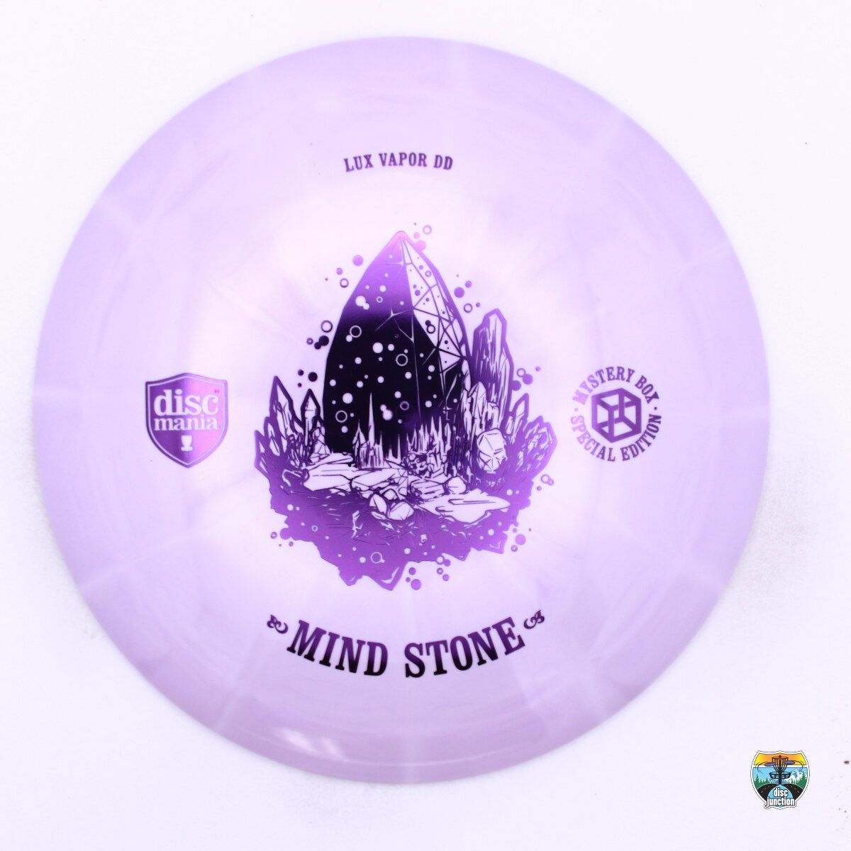 Discmania Lux Vapor DD Mystery Box Special Edition Mind Stone, Manufacturer Weight Range: 173+ Grams, Color: Purple, Serial Number: 0000-0222