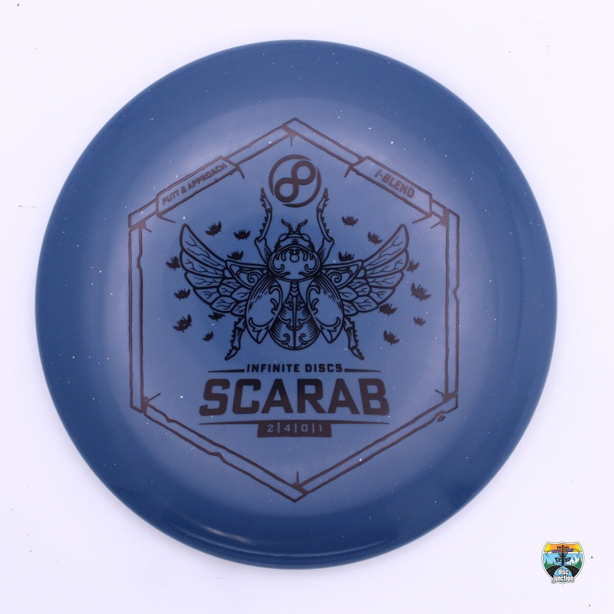 Infinite Discs I-Blend Scarab, Manufacturer Weight Range: 173-176 Grams, Color: Blue, Serial Number: 0412-0040