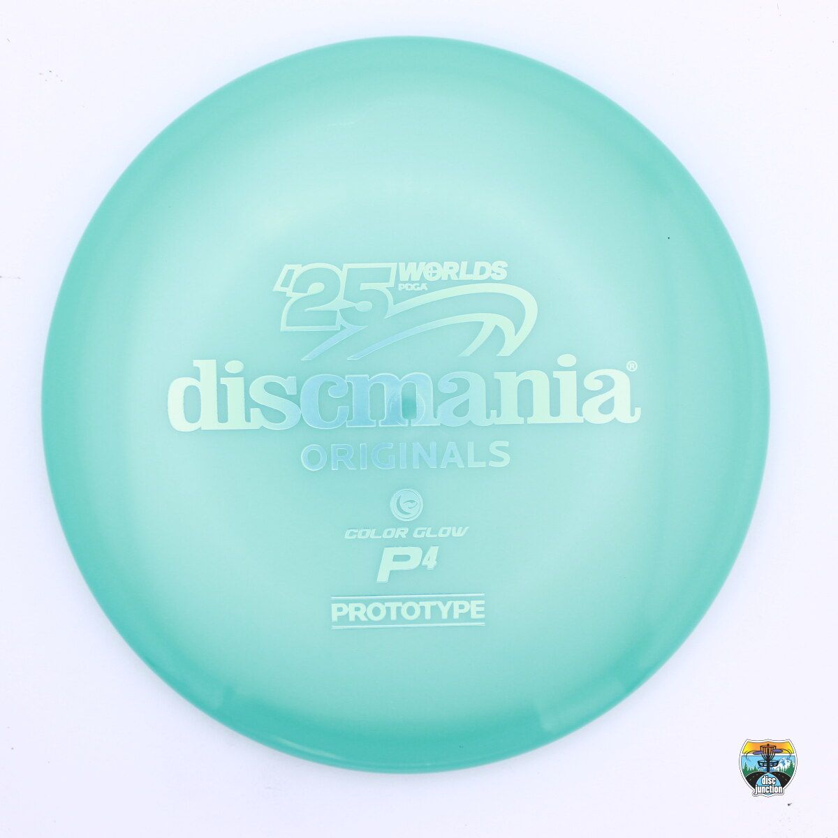 Discmania C-Line Color Glow P4 Prototype 2025 PDGA Worlds, Manufacturer Weight Range: 173+ Grams, Color: Blue, Serial Number: 0419-0001
