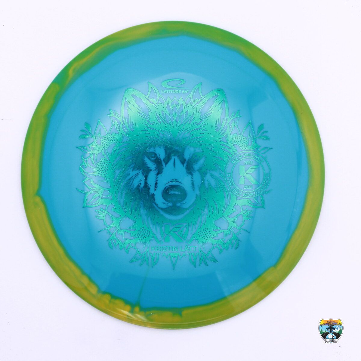 Latitude 64° Royal Grand Orbit Grace 2025 Team Series Kristin Latt 2x, Manufacturer Weight Range: 173+ Grams, Color: Blue/Green, Serial Number: 0419-0031