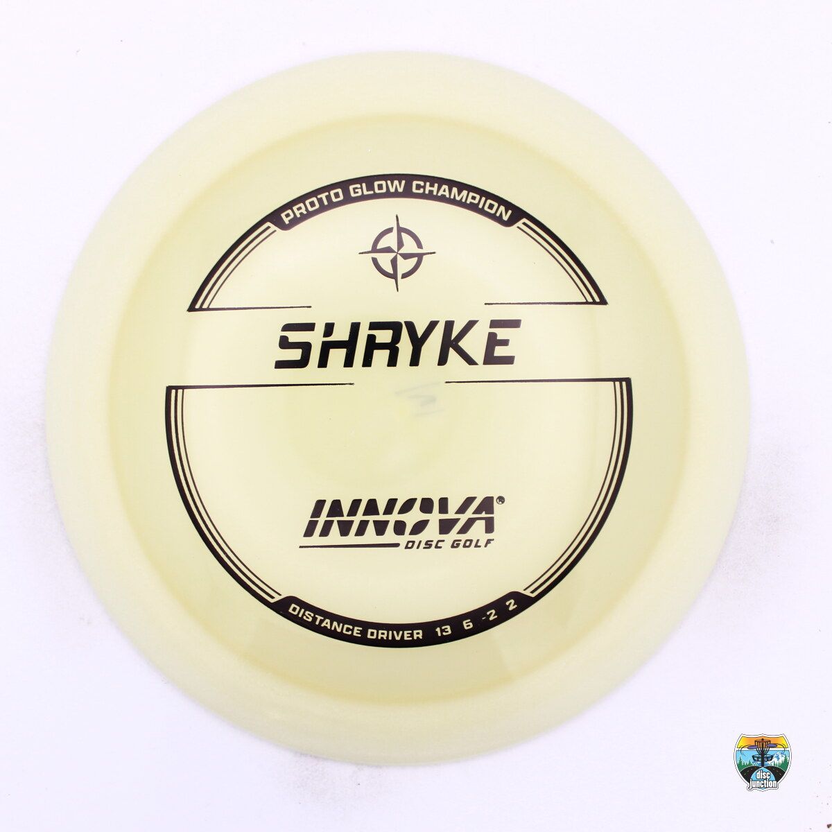 Innova Champion Proto Glow Shryke, Manufacturer Weight Range: 160-164 Grams, Color: Glow, Serial Number: 0389-0049