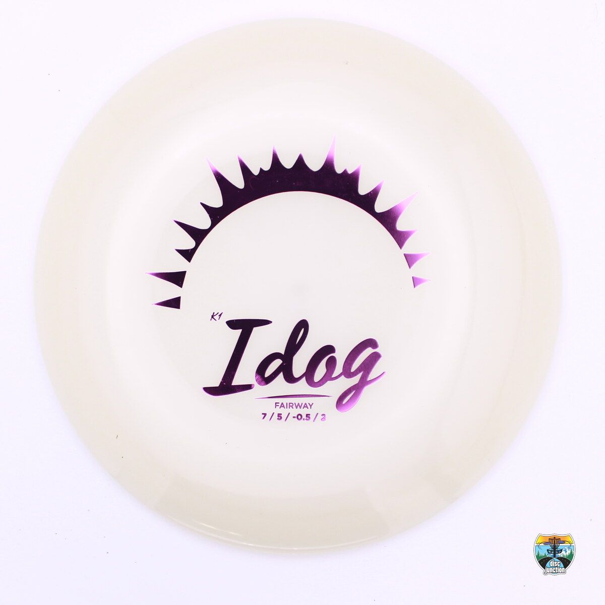 Kastaplast K1 Glow Idog, Manufacturer Weight Range: 173+  Grams, Color: Glow, Serial Number: 0393-0025