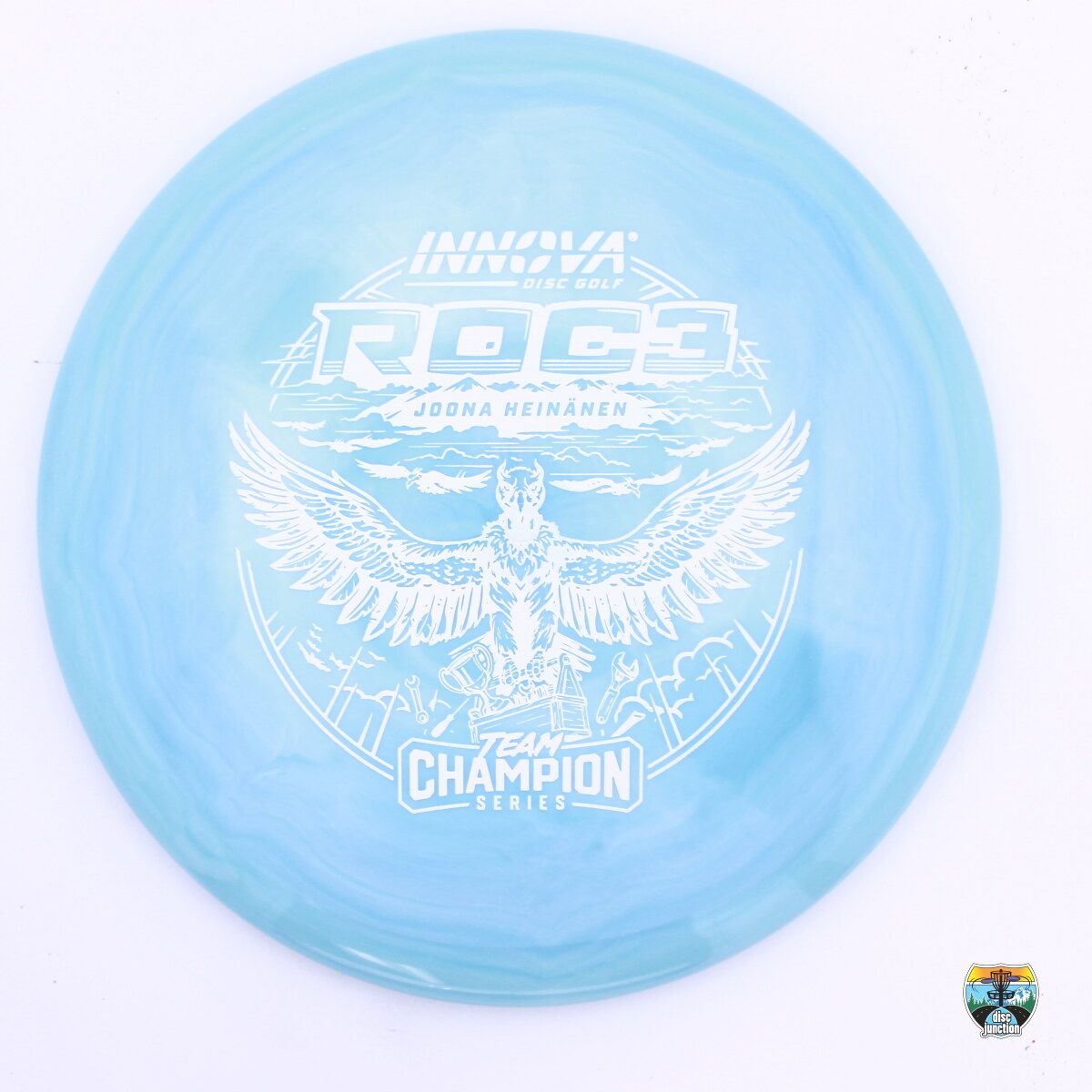 Innova Star Roc3 2025 Team Champion Tour Series Joona Heinänen, Manufacturer Weight Range: 178-180 Grams, Color: Blue, Serial Number: 0402-0059