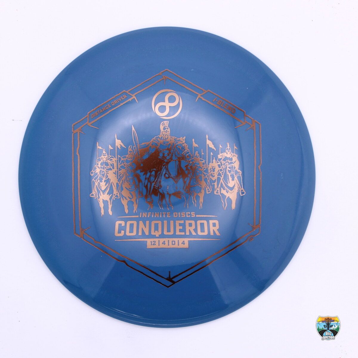 Infinite Discs I-Blend Conqueror, Manufacturer Weight Range: 173-176 Grams, Color: Blue, Serial Number: 0412-0032