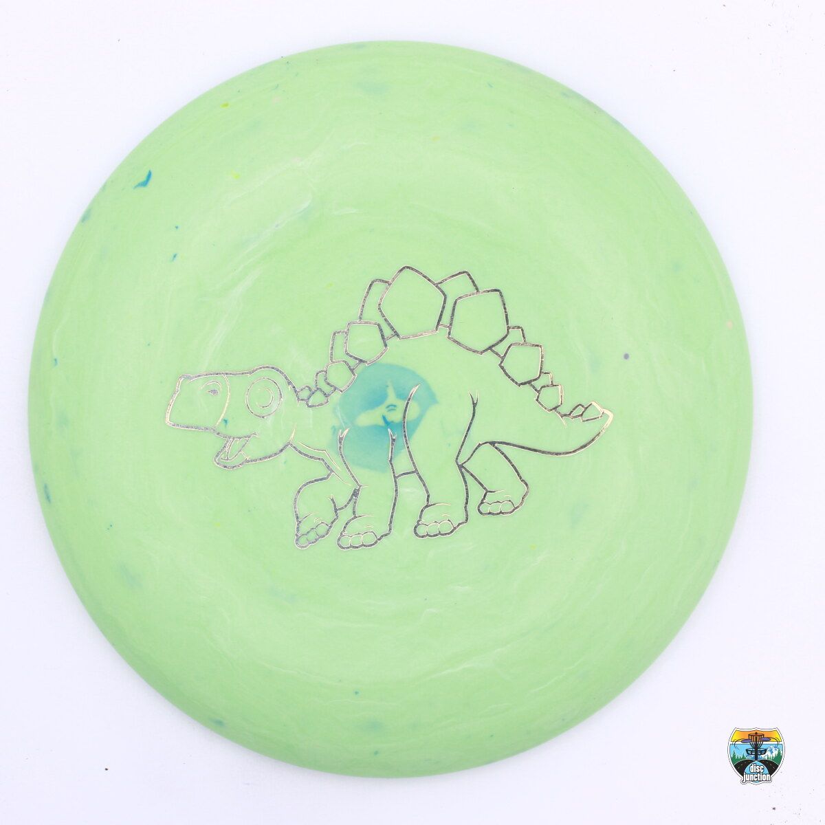 Dino Discs Egg Shell Stegosaurus, Manufacturer Weight Range: 150- Grams, Color: Green, Serial Number: 0440-0017