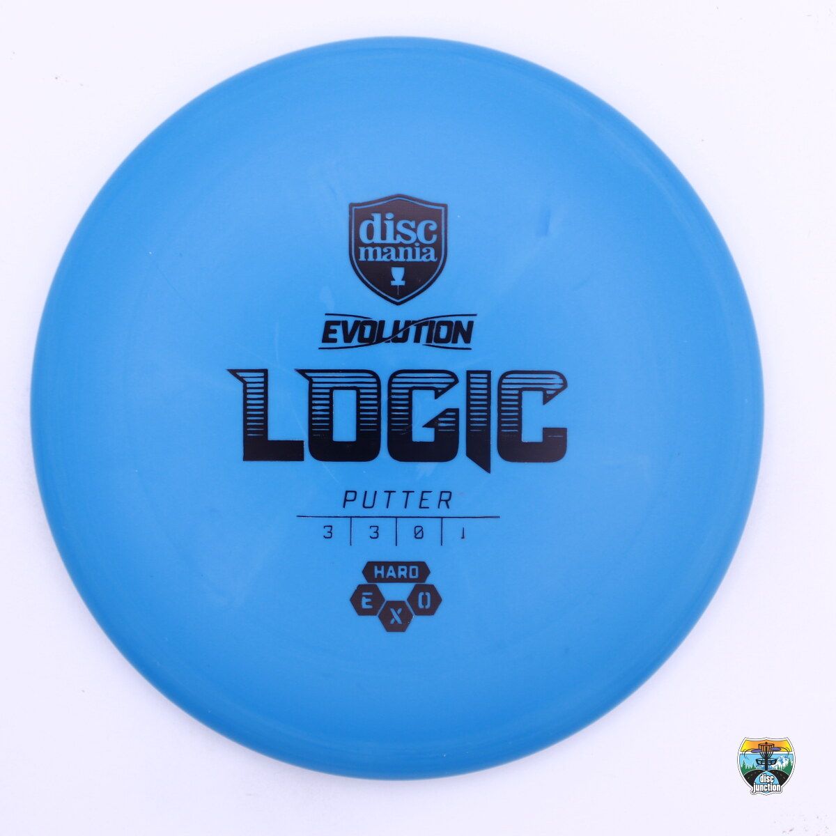 Discmania Hard Exo Evolution Logic, Manufacturer Weight Range: 173+ Grams, Color: Blue, Serial Number: 0456-0004