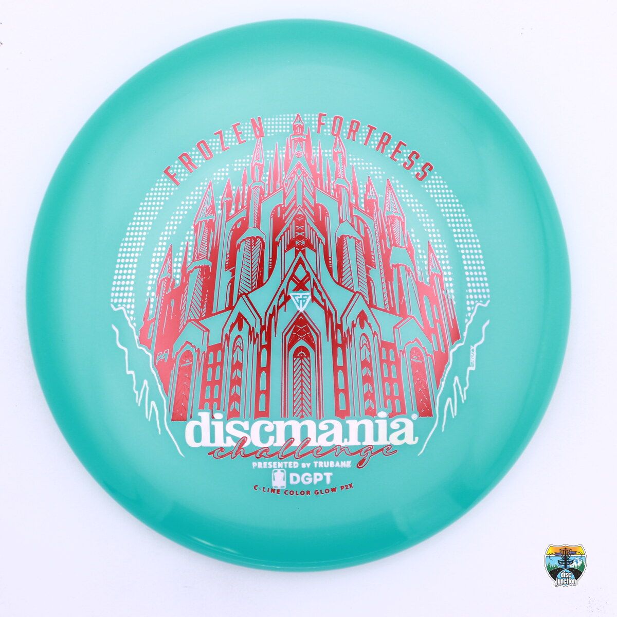Discmania C-Line Color Glow P2x Discmania Challenge Fundraiser Frozen Fortress, Manufacturer Weight Range: 173+ Grams, Color: Blue, Serial Number: 0459-0010